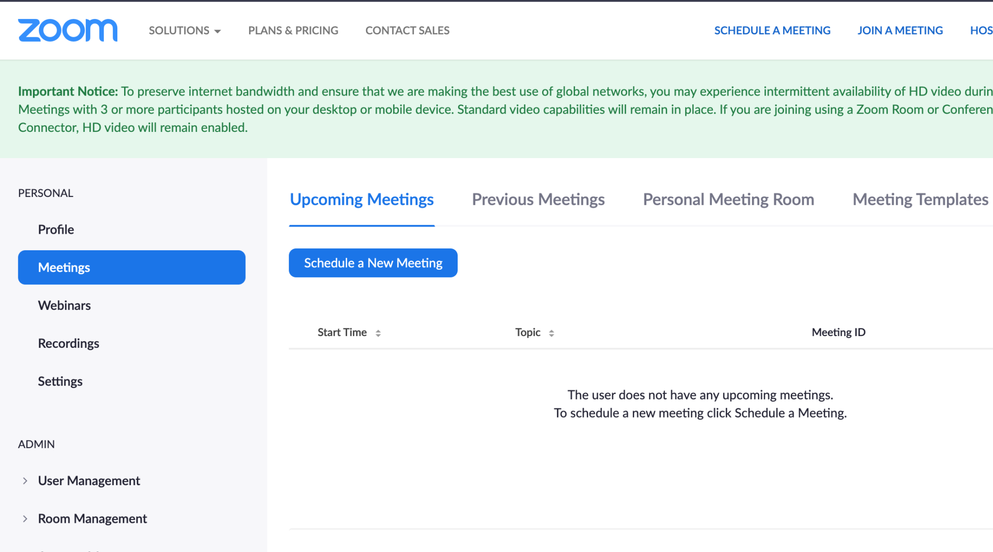 zoom personal meeting id vs generate automatically